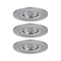 LED-Deckenleuchte Nova mini max. 4 Watt, 3-teilig - Alufarben, Basics, Metall (6,5cm) - Paulmann