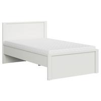 Bett Kaspian ca. 120x200 cm Weiß - Weiß, MODERN, Holzwerkstoff (120/200cm) - MID.YOU