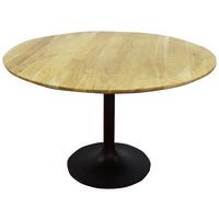 Esstisch Hagen Schwarz/Akaziefarben - Schwarz/Akaziefarben, MODERN, Holz/Metall (120/76cm) - Mömax