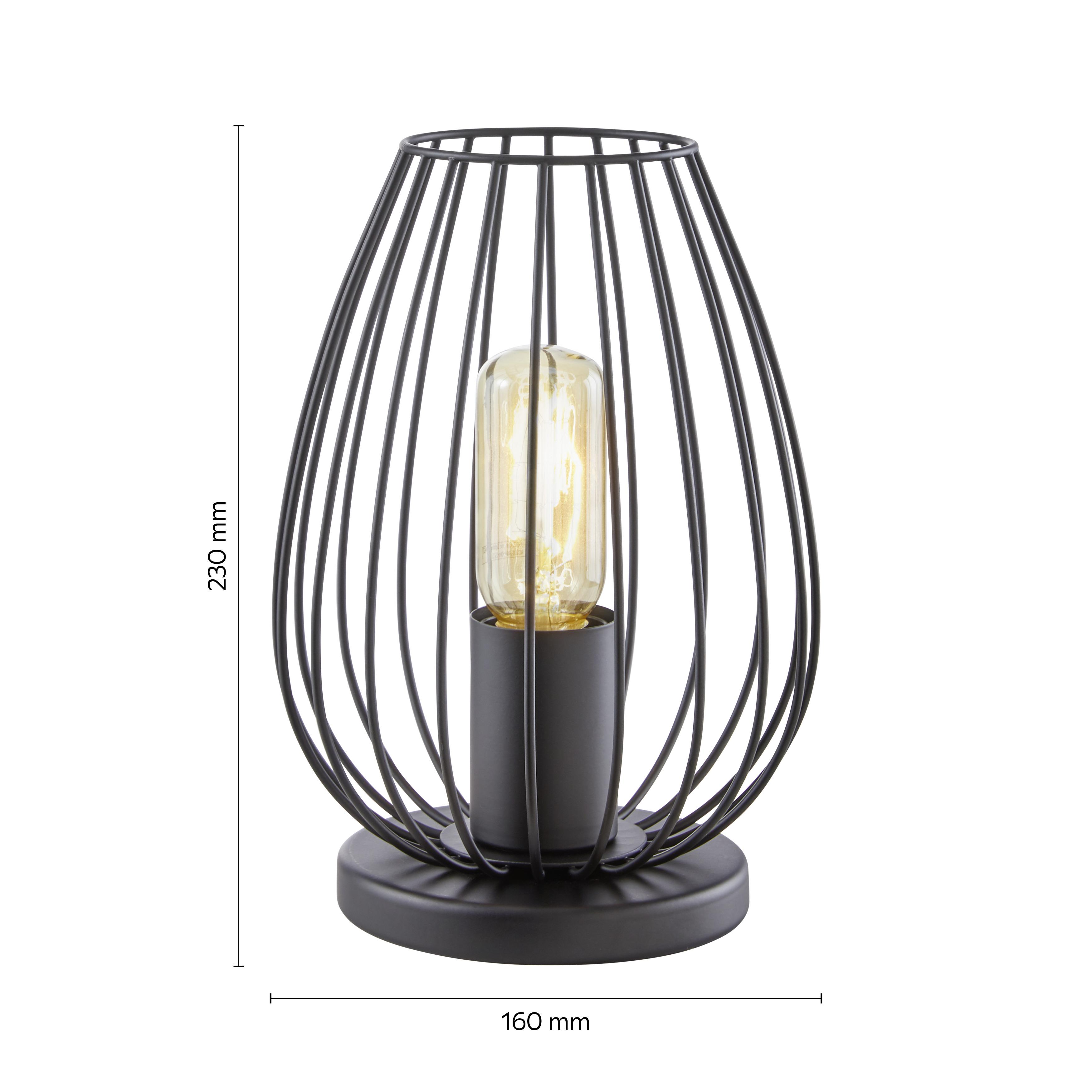 BORDSLAMPA DIODER -AKT- -EXT- - svart, Lifestyle, metall (16/23cm) - Mömax