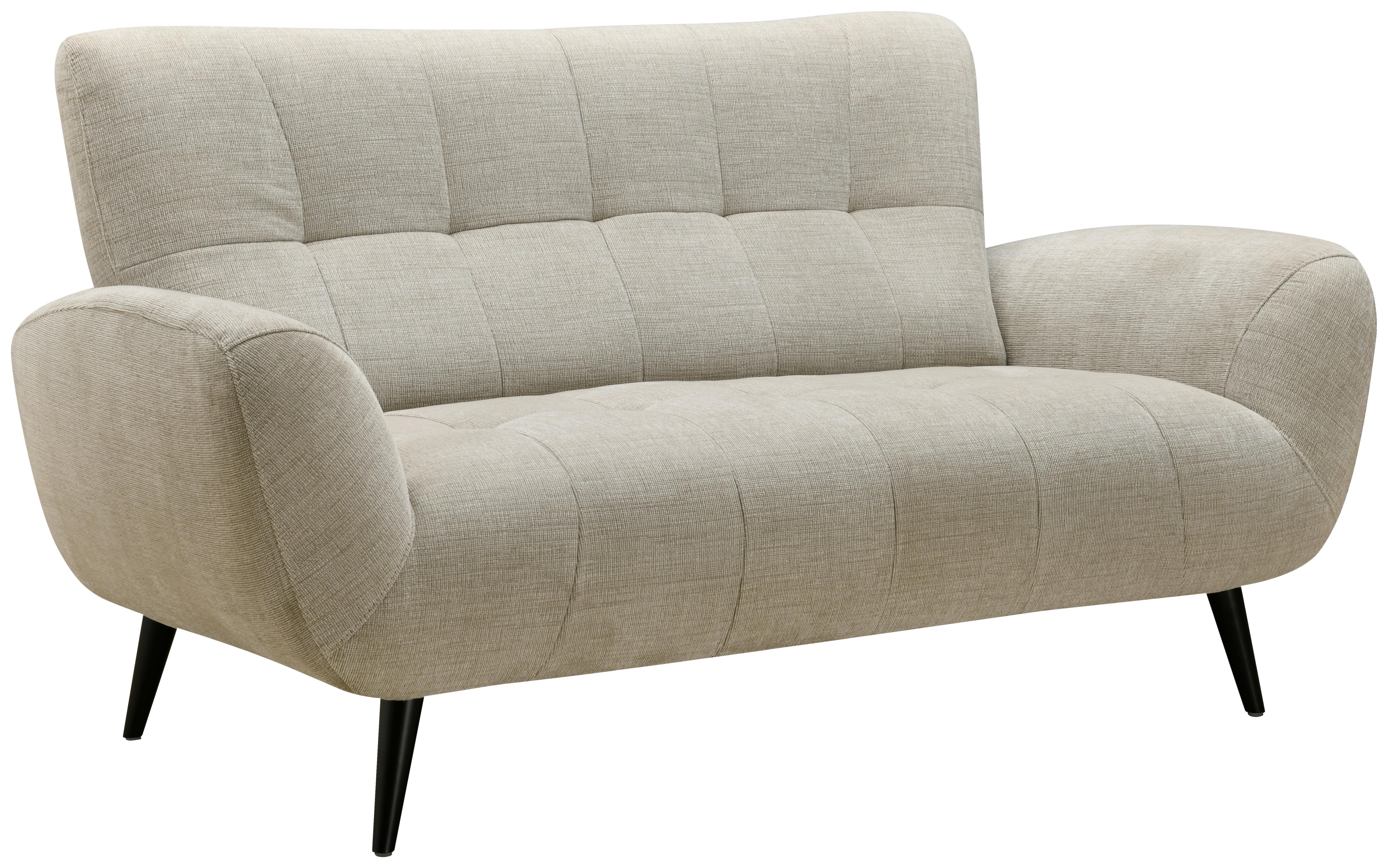 Dvosed Prag, Bež - črna/bež, Basics, kovina/tekstil (165/89/91cm) - P & B