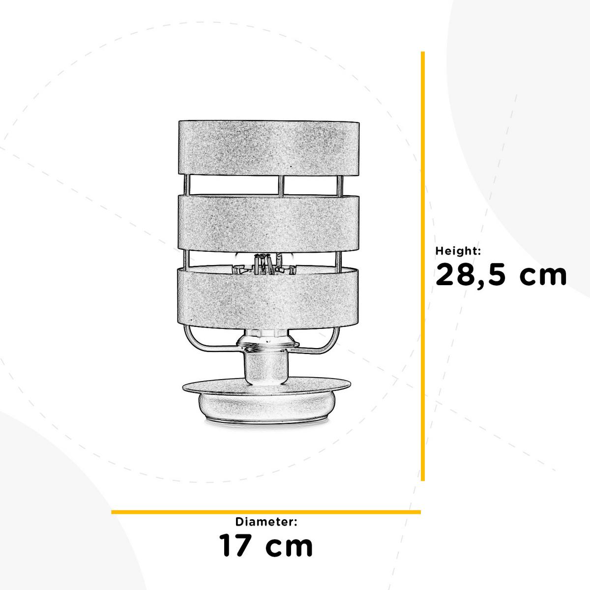 Nachttischleuchte verde Ulisse Grün max. 22 Watt - Grün, Design, Metall (17/28.5cm)