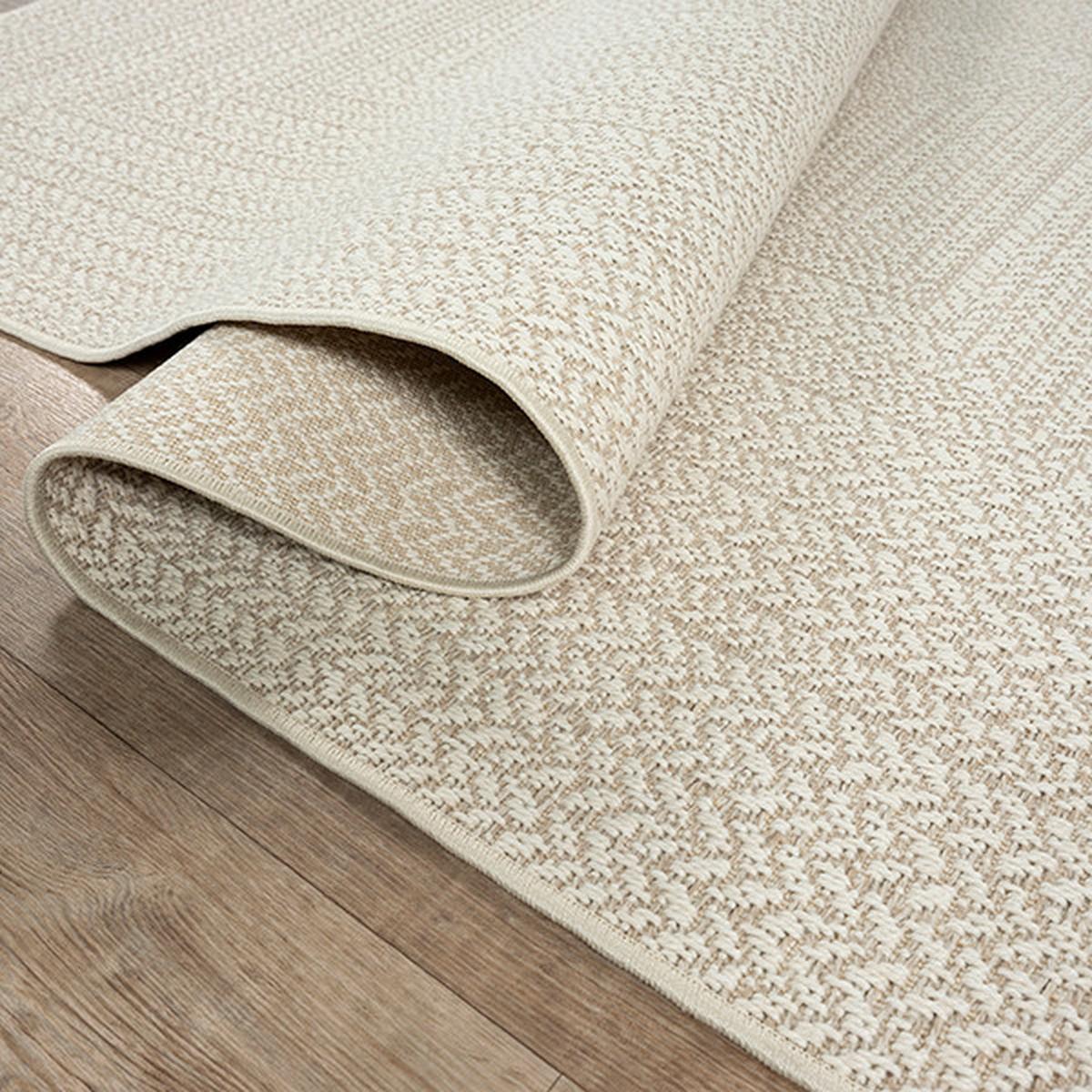 WEBTEPPICH KENZY 5001 167-CREAM - Creme, Basics, Textil (160/230cm) - Novel