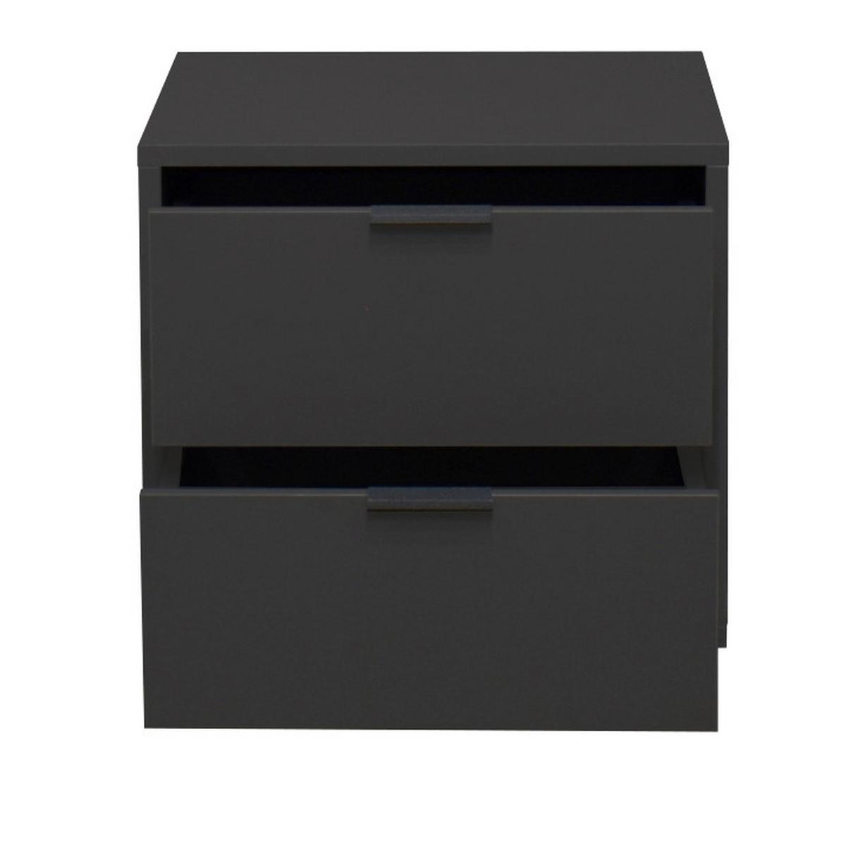 Nočna Omarica Bounty Bounty - antracit, Moderno (51/47/45cm) - Premium Living