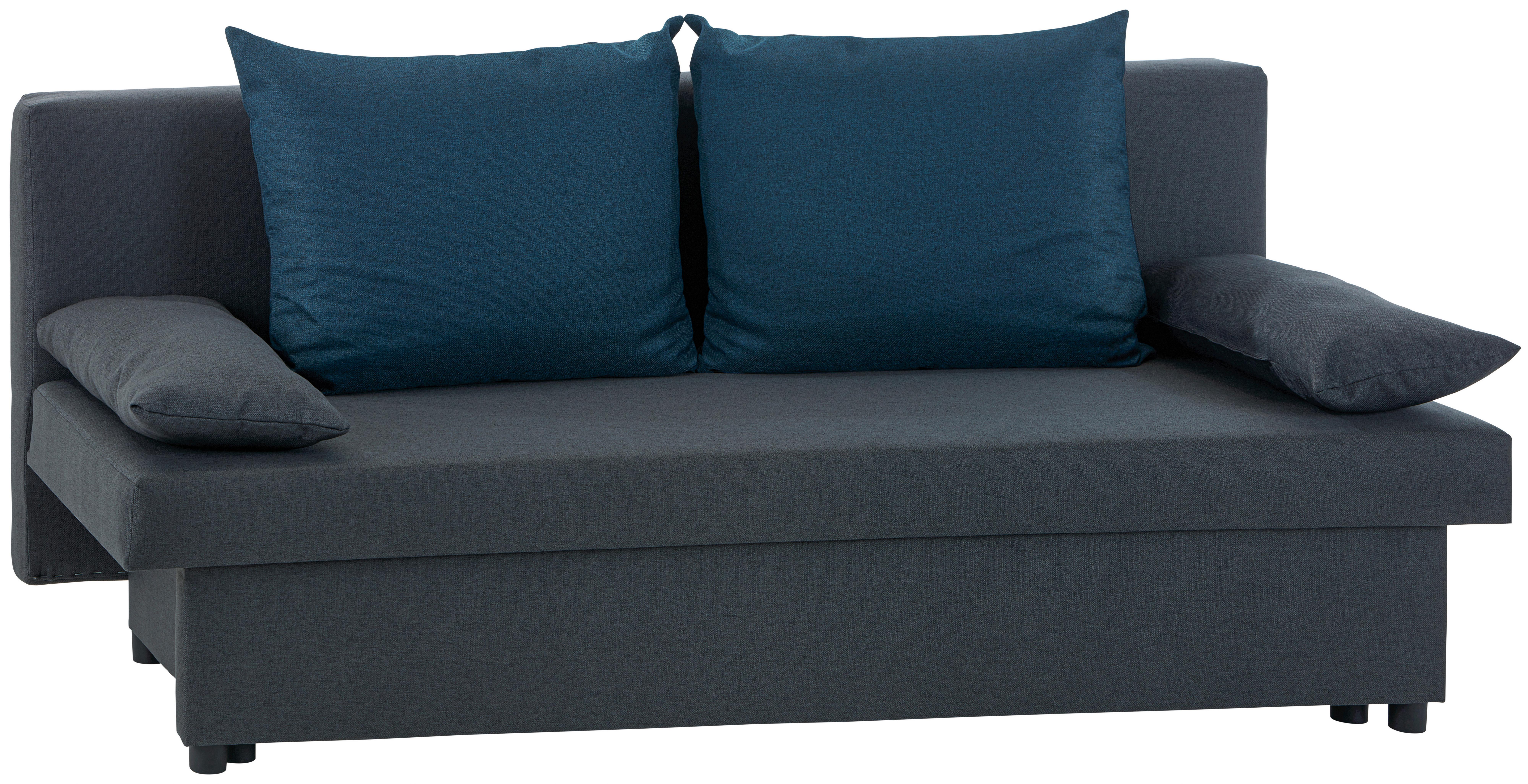 Canapea extensibilă Neo - albastru/gri închis, Basics, plastic/carton (192/82cm) - Best Price
