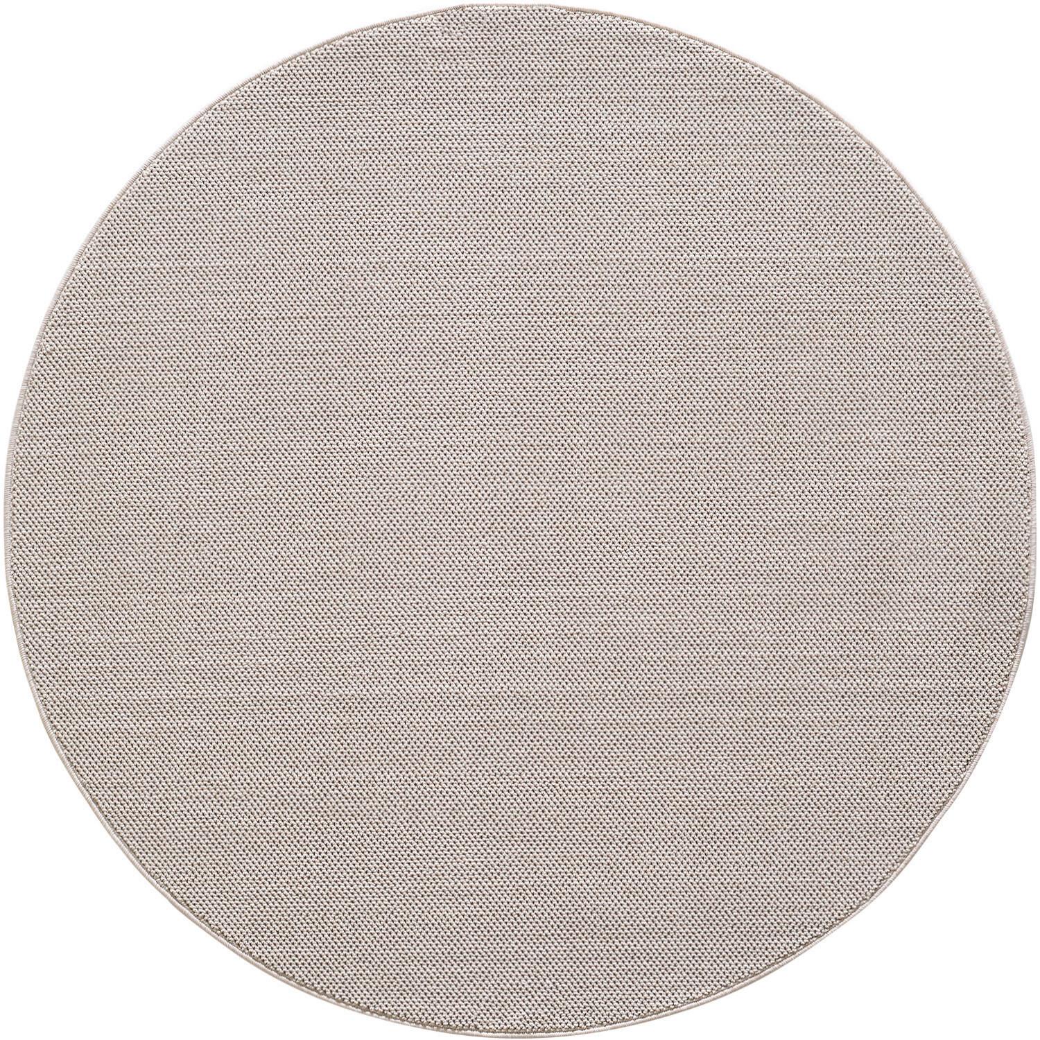 Webteppich Loom Creme Ø ca. 200cm - Creme, Basics, Textil (200cm) - Novel