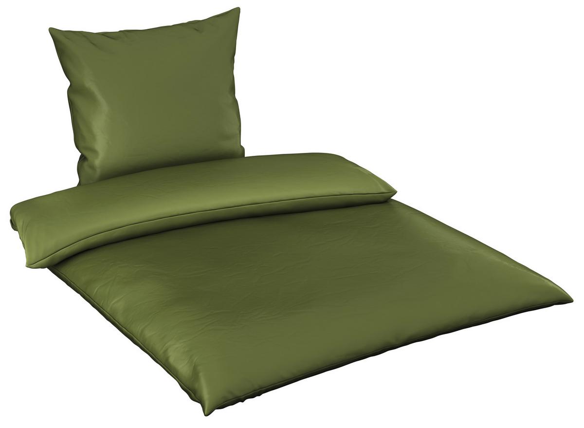 POŚCIEL SEGESTA - ciemnozielony, Modern, tkanina (155/220cm) - Novel