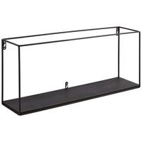 REGAŁ ŚCIENNY SINA - czarny, Trend, materiał drewnopochodny/metal (60/25/14cm) - Landscape