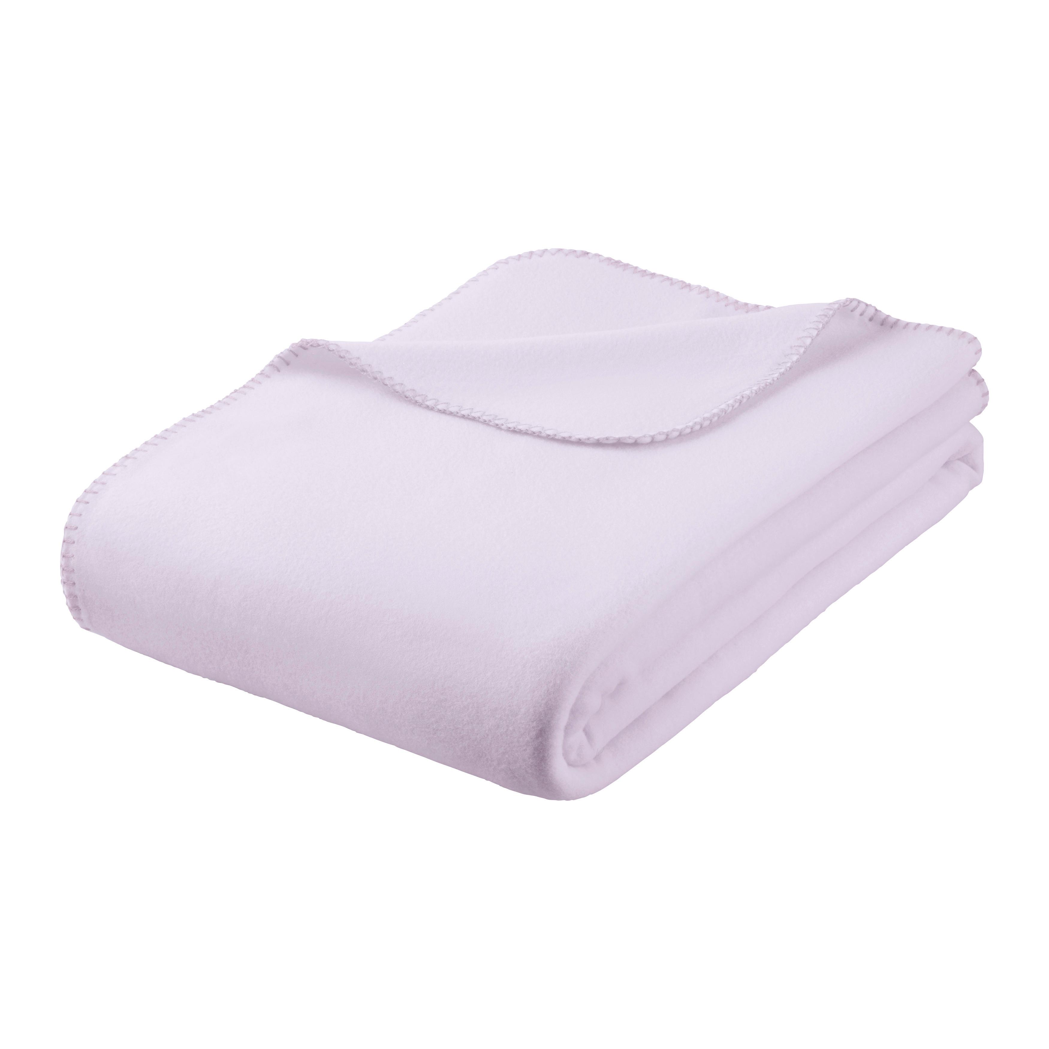 Fleecedecke Leni Flieder ca. 130x170cm - Flieder, Textil (130/170cm) - Mömax