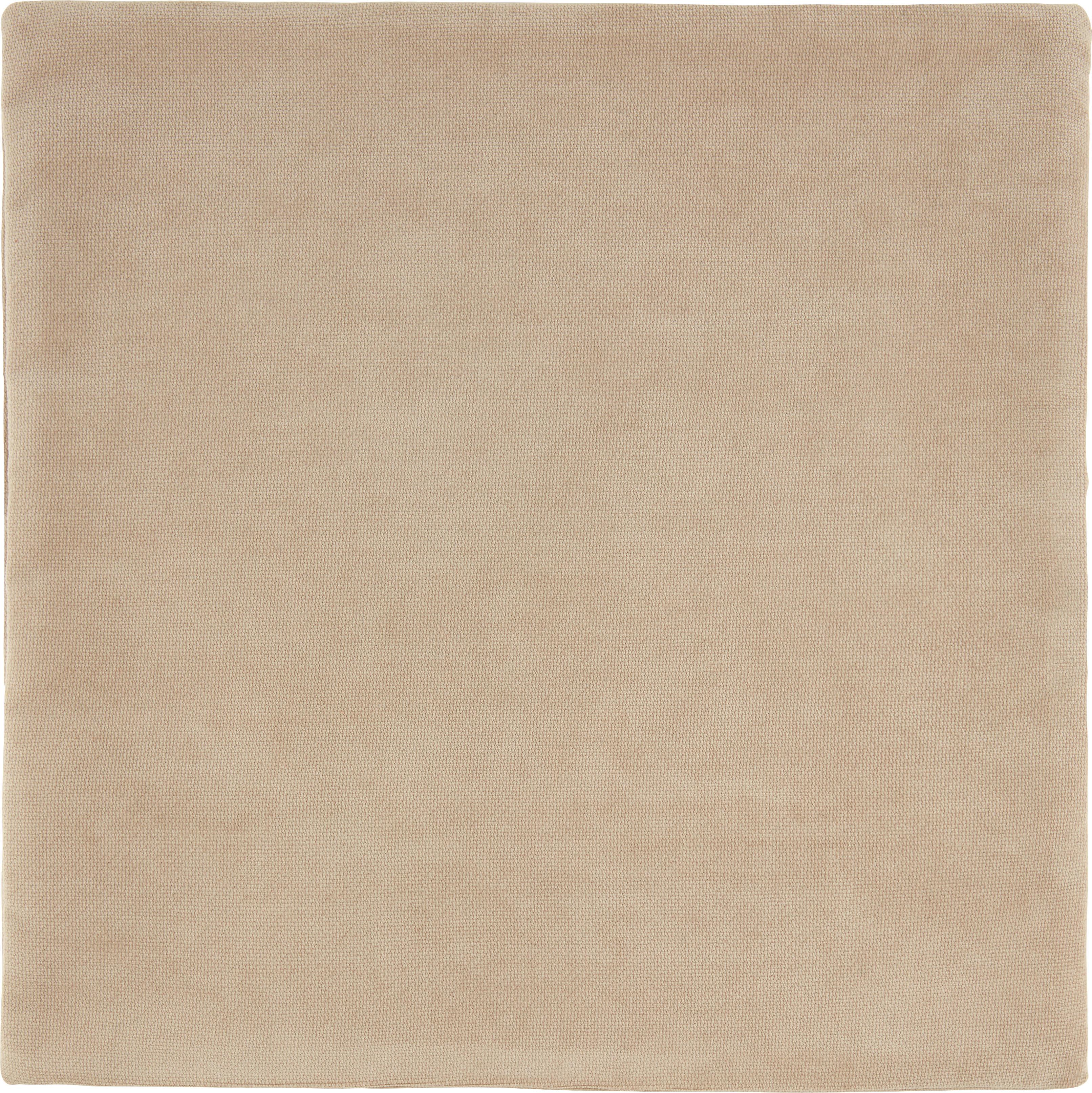 Kissenhülle Marit in Sand ca. 40x40cm - Sandfarben, Textil (40/40cm) - Premium Living