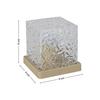 LED-BORDSLAMPA NIKA - sandfärgad/transparent, Modern, plast (11/11/11cm) - Mömax