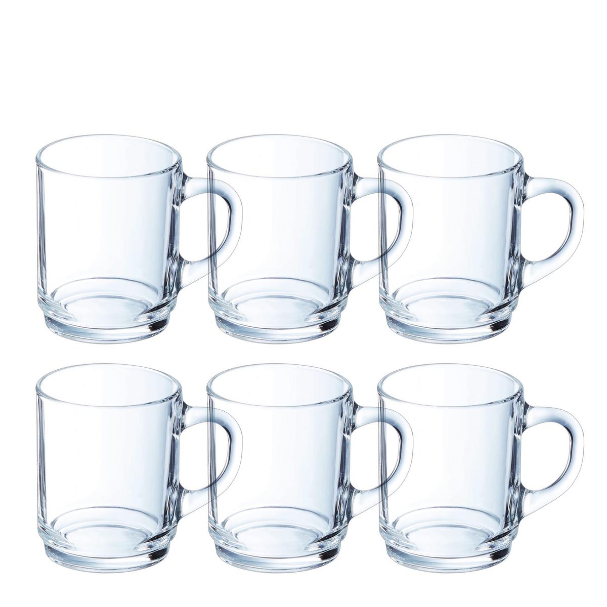 TEEGLÄSERSET 935576 TEEGLÄSER SET 6TLG - Transparent, Basics, Glas (7/9cm) - Mäser
