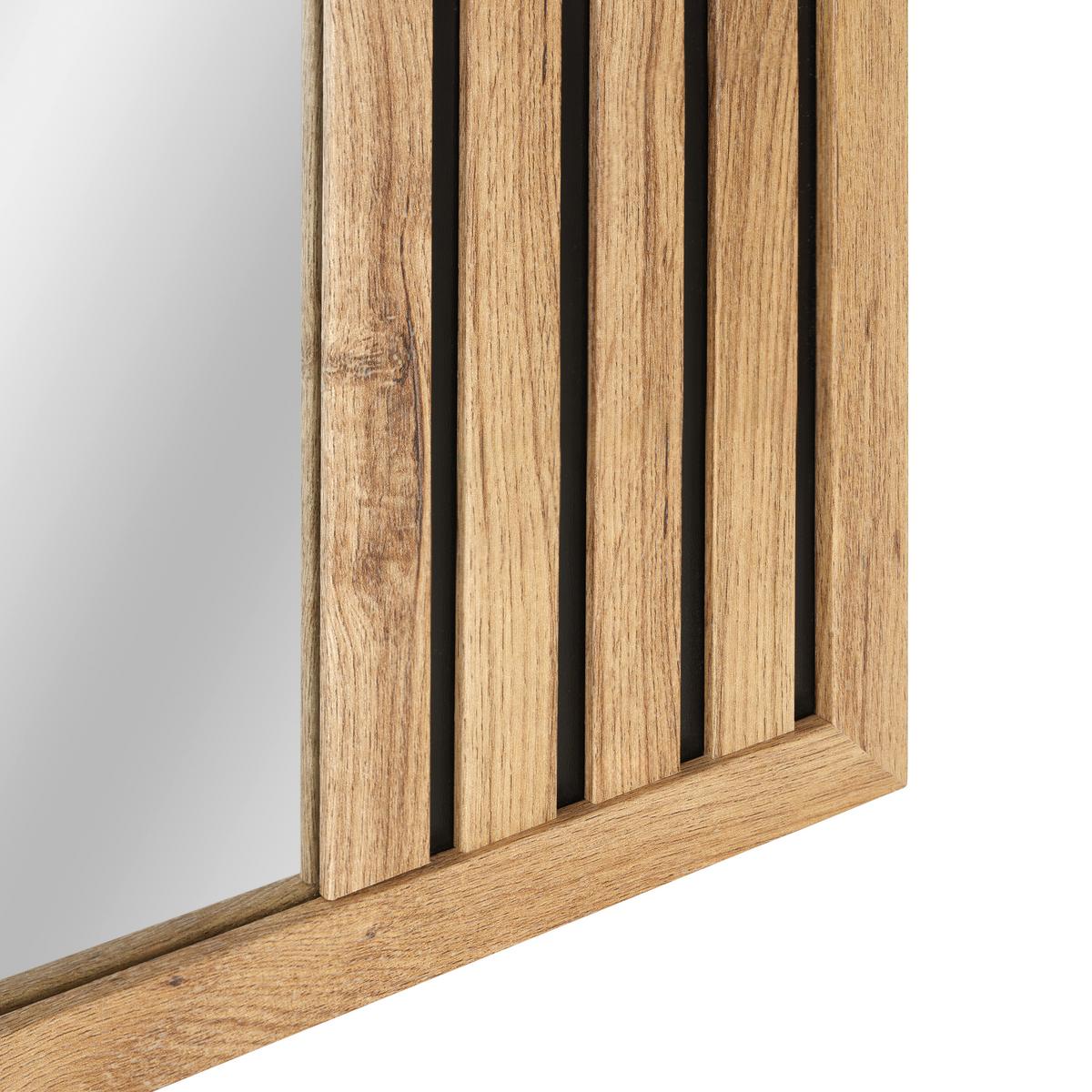 Garderobni Panel Arko Stripes - barve hrasta, Moderno, steklo (140/56/1,63cm) - Mömax