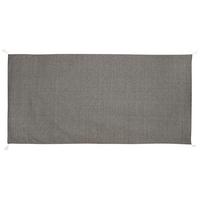 Strandmatte Dobby Schwarz ca. 90x190cm - Schwarz, Textil (90/190cm)