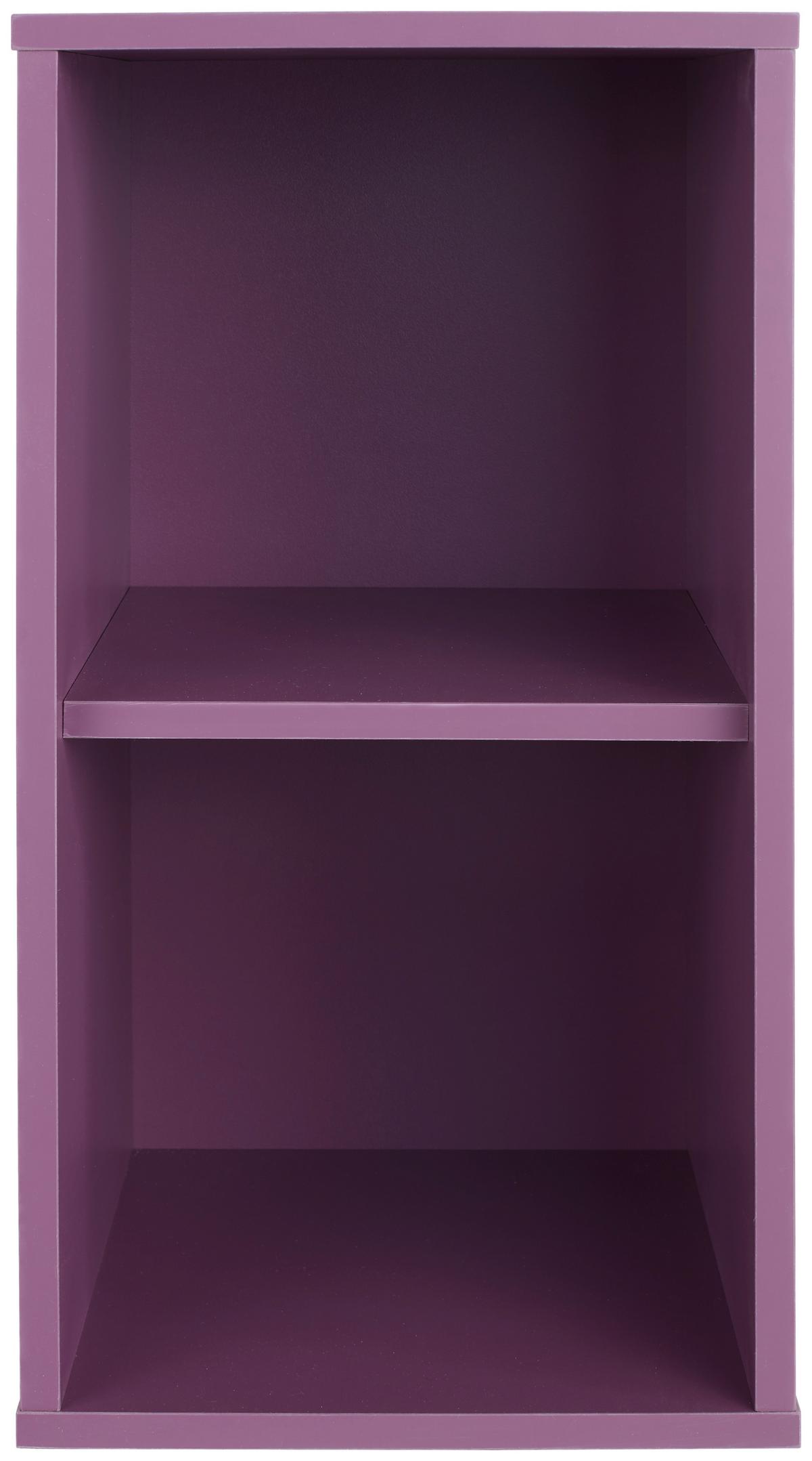Otvorena Polica Box - ljubičasta, Moderno, pločasti materijal (23/46/25cm) - Mömax