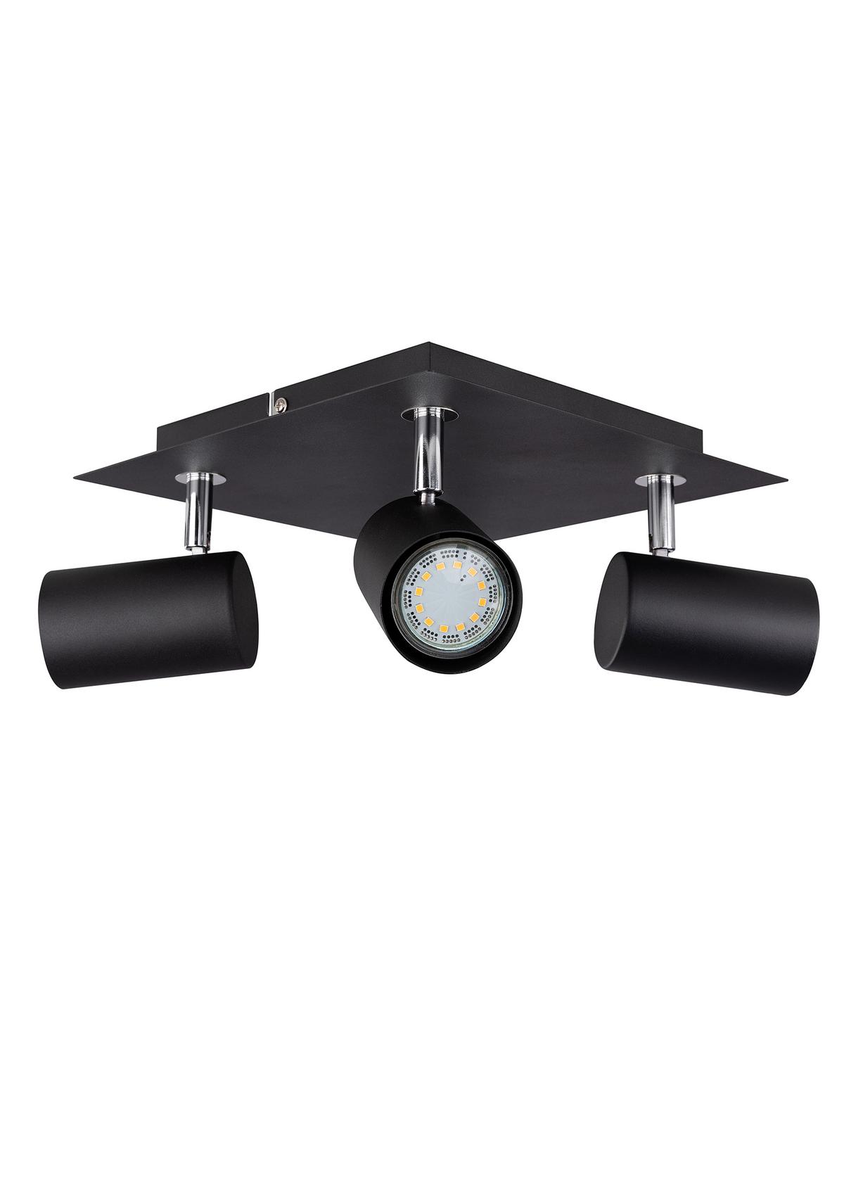 LAMPA REFLEKTOROWA ROCKET *SBN* - czarny, Basics, metal (25/25/15cm) - Novel