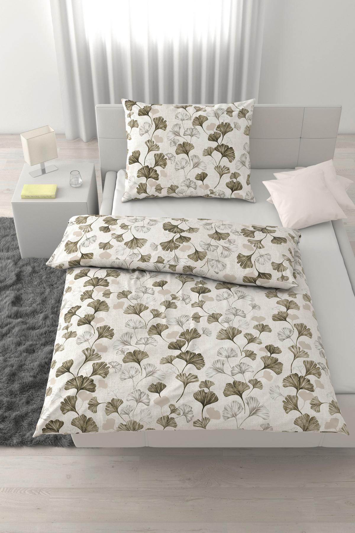 Bettwäsche YUKI - Weiss, Modern, Textil (160/210cm) - Mömax