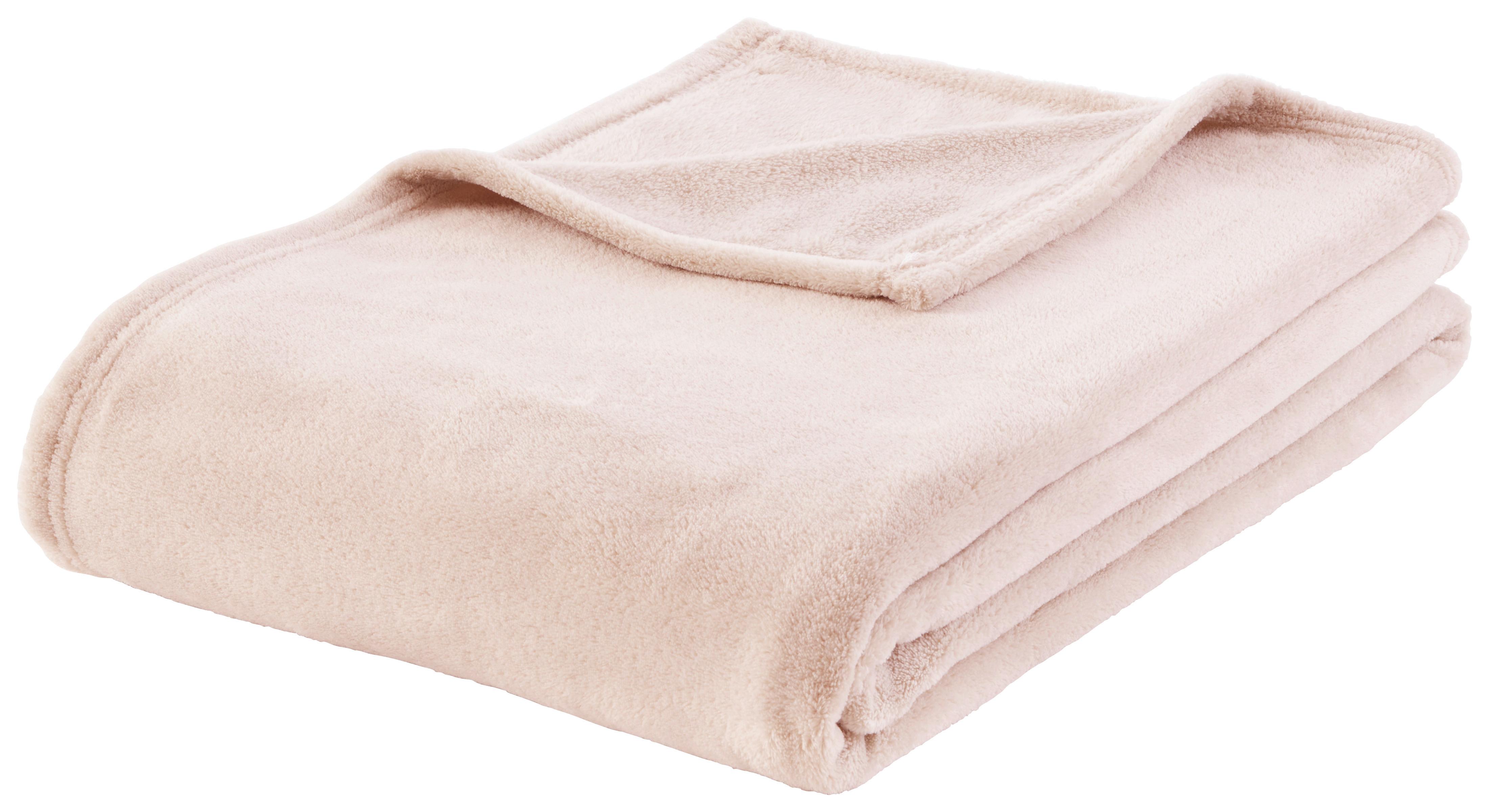 Kuscheldecke Kuschelix in Rosa ca. 140x200cm - Rosa, Textil (140/200cm) - Modern Living