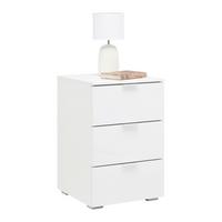 NOPTIERA FIFTY - alb, Konventionell, sticlă/material pe bază de lemn (40/61/42cm) - Premium Living