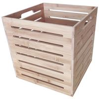 Aufbewahrungsbox in Naturfarben - Naturfarben, MODERN, Naturmaterialien/Holzwerkstoff (31/31/31cm) - ecoTree