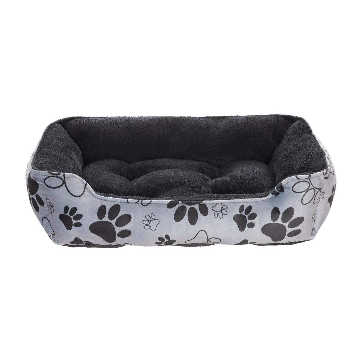 Haustierkissen Cubus Grau - Grau, Textil (40/60/15cm) - Mömax