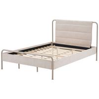 Metalni Krevet Lono - kašmir/prirodne boje, Romantično / ladanjski, drvo/metal (180/200cm) - Mömax