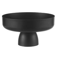 Obstschale Betty Schwarz - Schwarz, MODERN, Metall (25/13cm) - Mömax