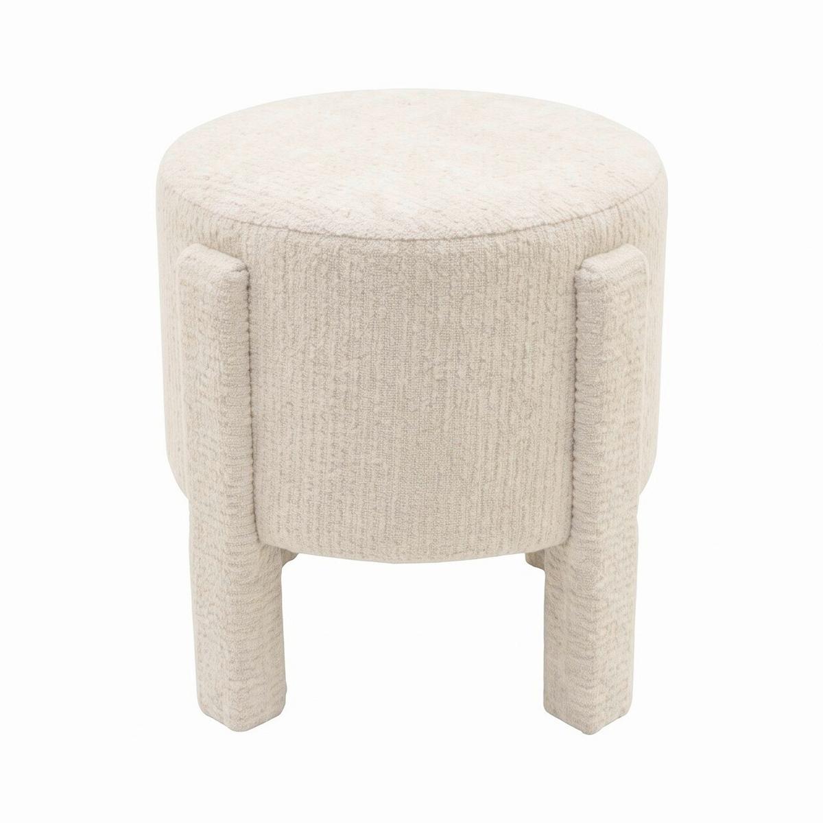 Ülőke Deho - bézs, Modern, textil/fa (39/38cm)