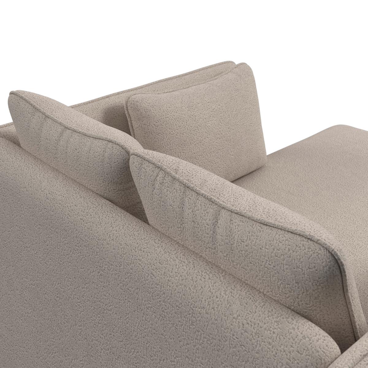 Relax Ágy Sandy - szürkésbézs, Modern, textil/fa (120/74/160cm) - Bessagi Home