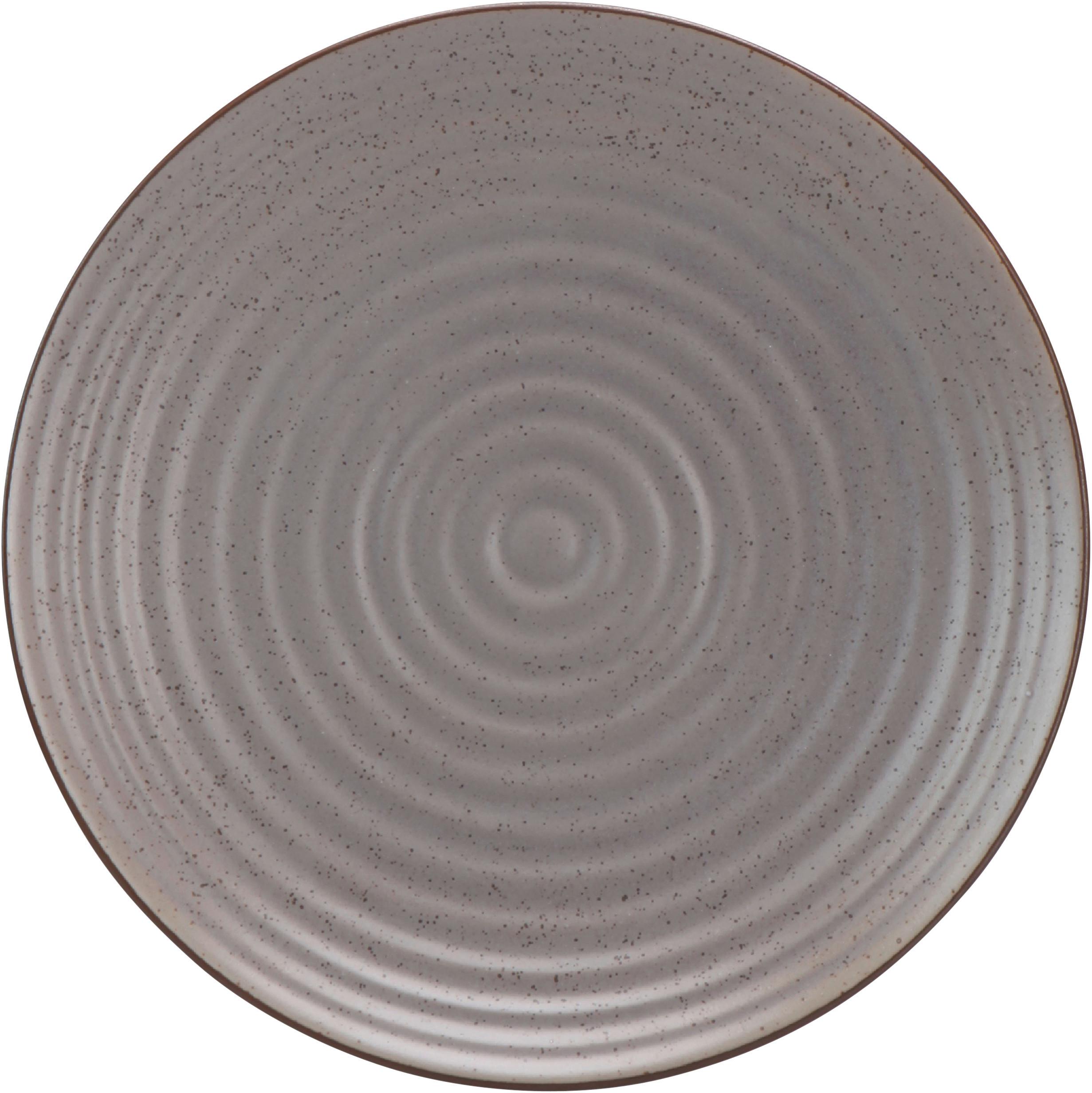 TALERZ OBIADOWY FARMHOUSE - taupe, Design, ceramika (27cm) - Landscape