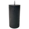 Kerze mit LED Mandy in Schwarz - Schwarz (7,5/15cm) - Premium Living