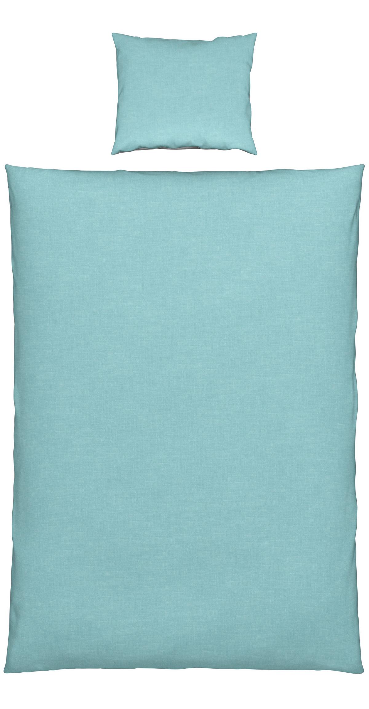 BETTWÄSCHESET NOAH WENDE - Mintgrün, Textil (160/210cm) - Modern Living