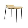 STOL MILA - svart/gul, Modern, metall/trä (43/82/57cm) - Mömax