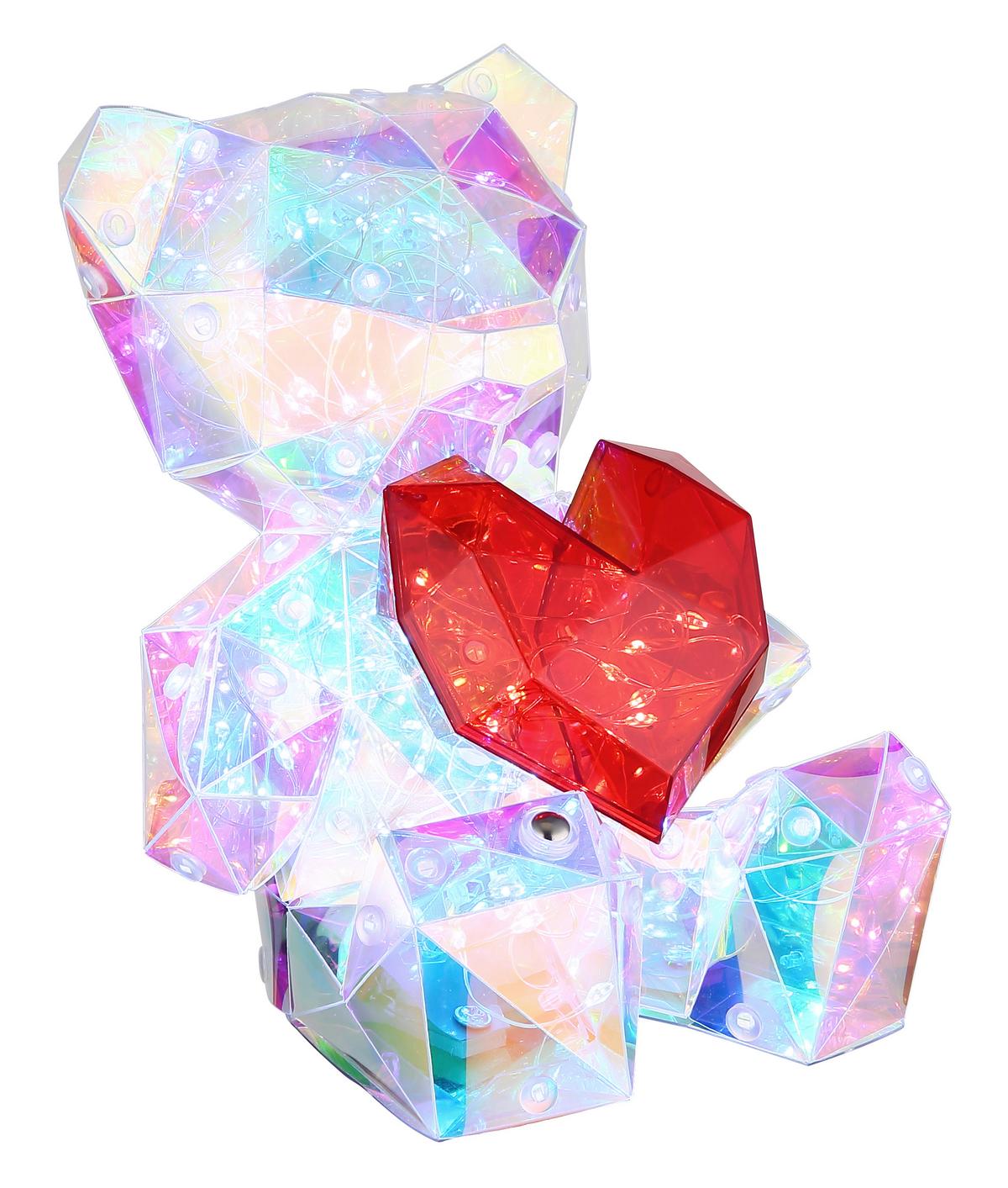 Stolna Punjiva Svjetiljka Brondar - bijela/prozirno, Trend, plastika (14/13/17cm) - Globo