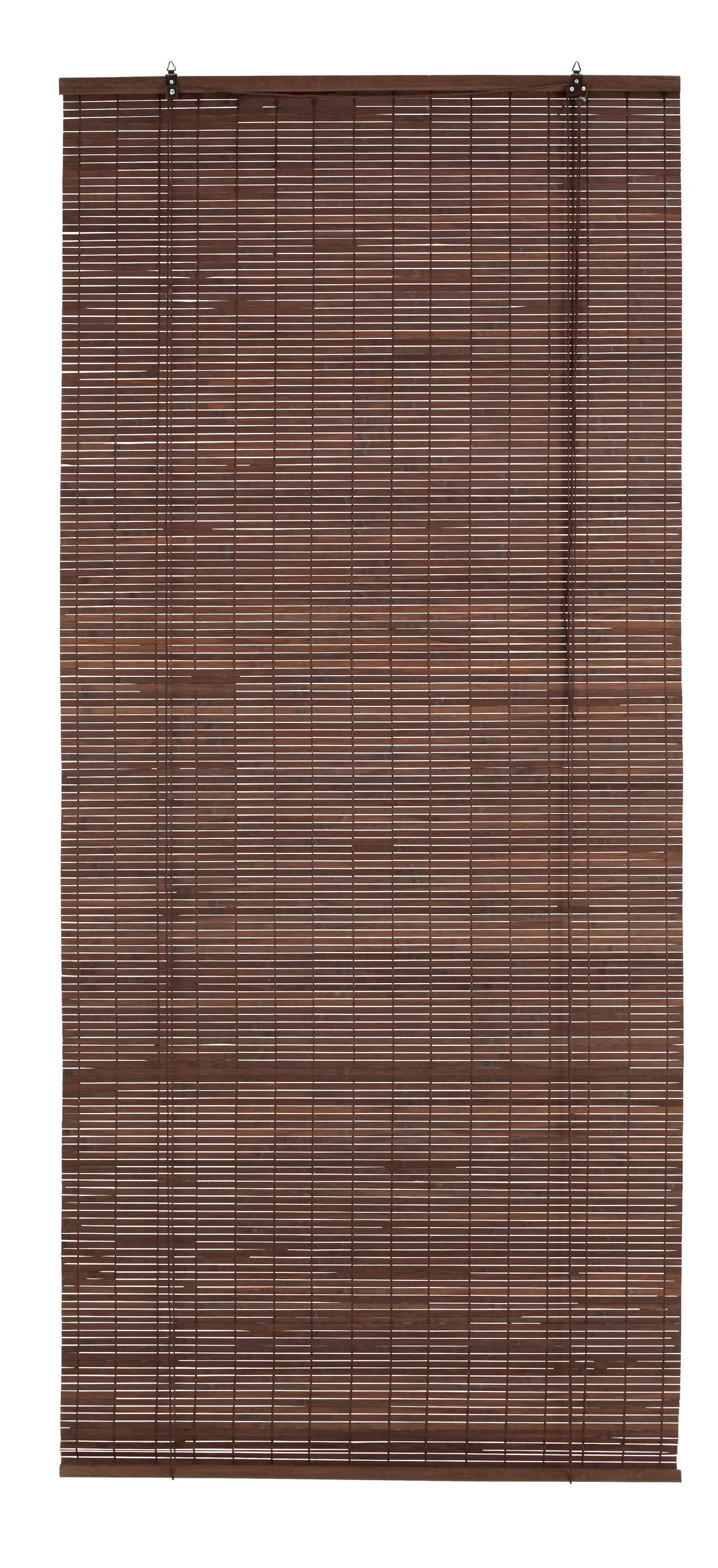 Rollo Woody aus Holz ca. 80x180cm - Dunkelbraun, Holz (80/180cm) - Modern Living