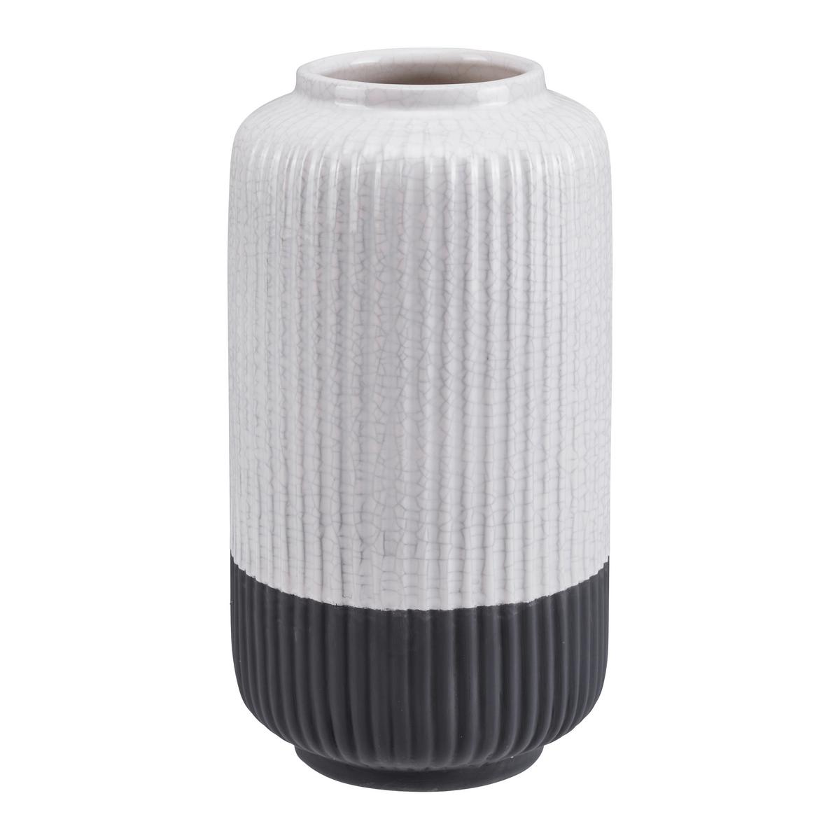 Vaza Rezzo - siva/bela, Moderno, keramika (10,8/20cm) - Bessagi Home