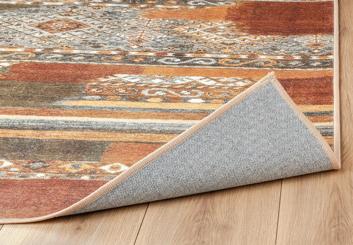 DYWAN VINTAGE MYFAR CORTEA-CLASSIC8185 - greige/kolor niklowy, Design, tkanina (80/150cm) - Lindorug