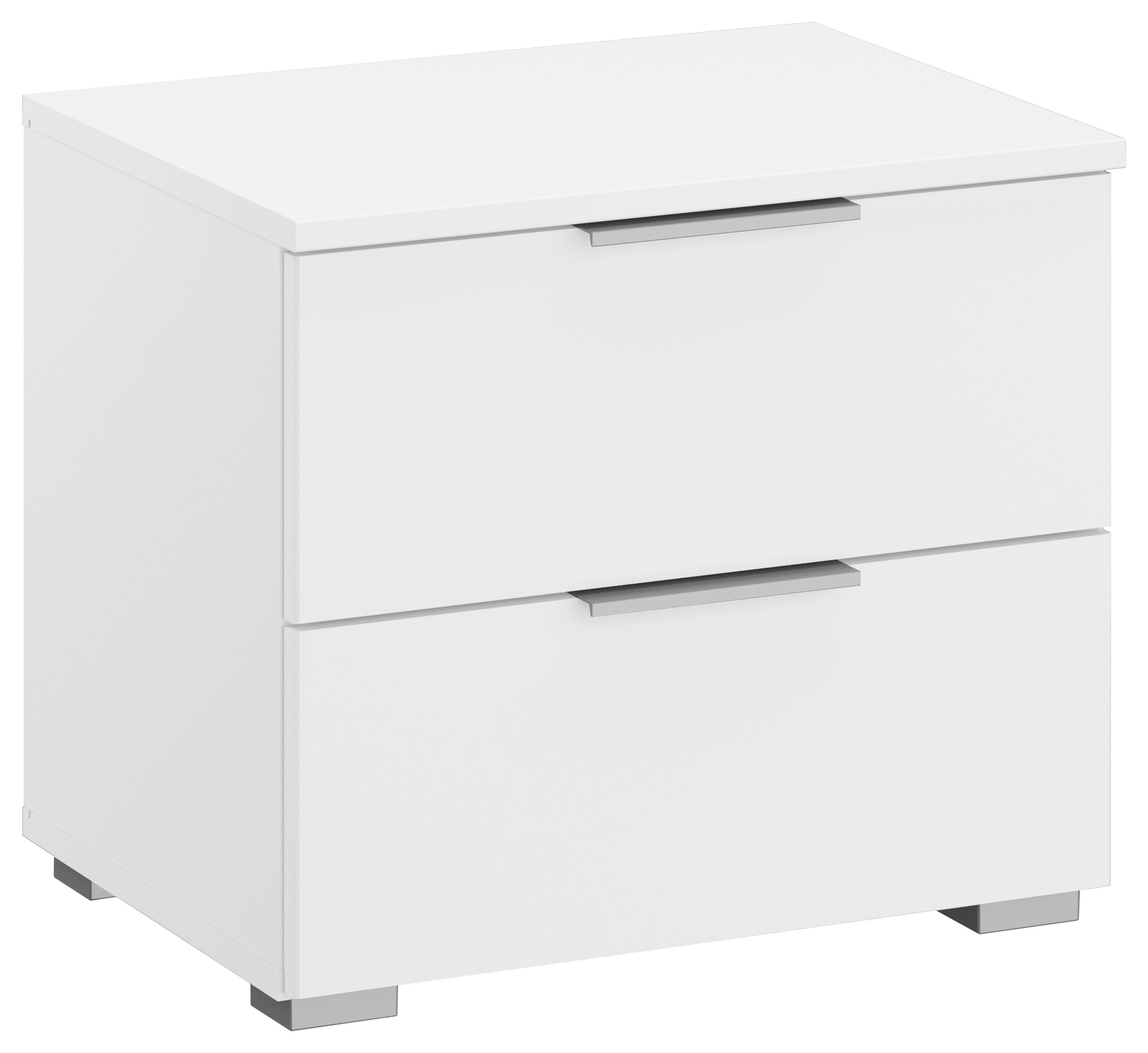 NOPTIERA ALABAMA - alb, Modern, material pe bază de lemn (47/43/42cm) - Modern Living