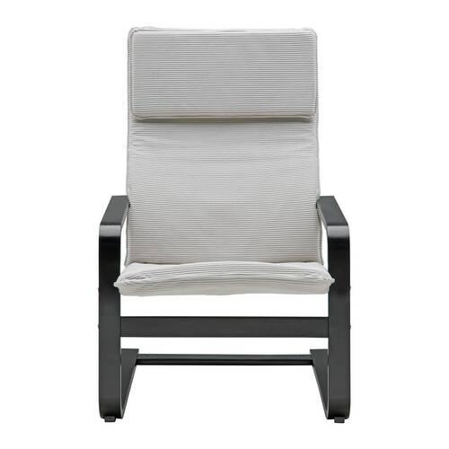 Gugalnik Manu 2, Siva - črna/krem barve, Moderno, kovina/tekstil (67/100/84cm) - Based