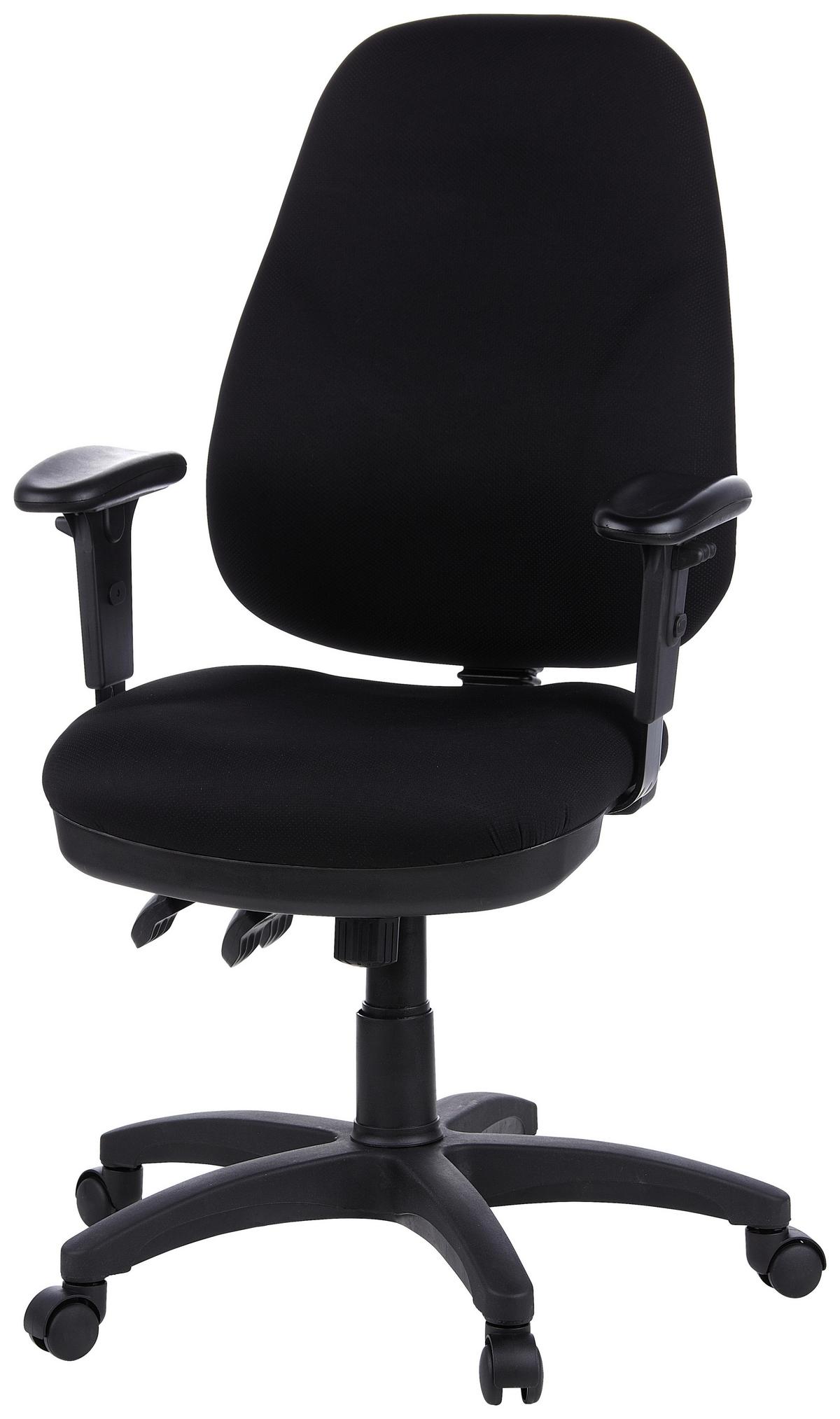 Pisarniški Stol Zenit Pro, Črna - črna, Basics, umetna masa/tekstil (58/121/46cm) - MID.YOU