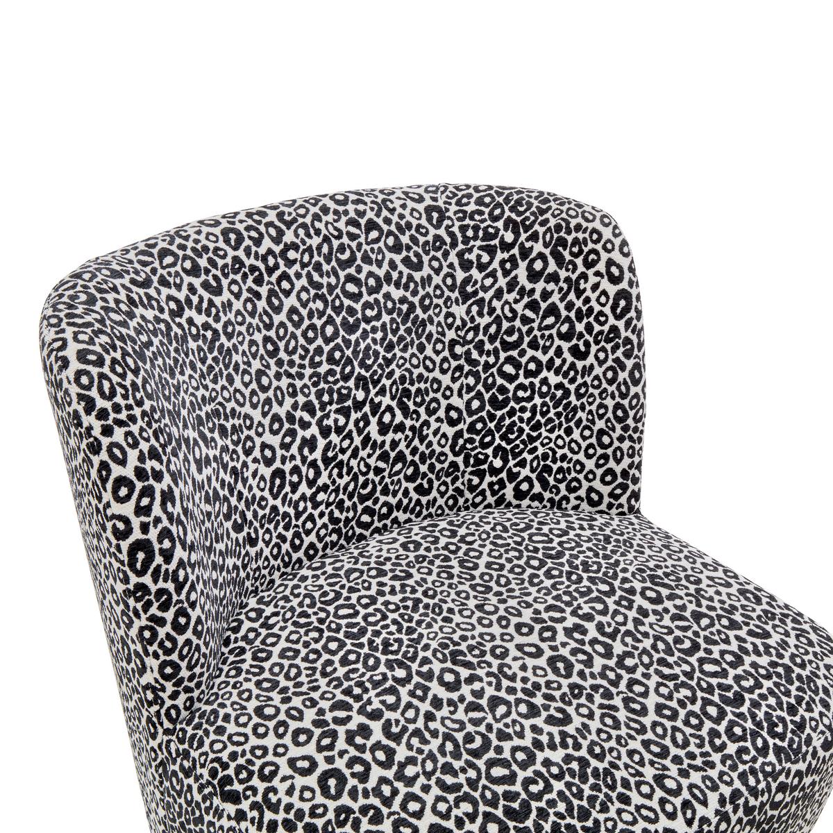 Designsessel Baca Schwarz/Weiß drehbar - Schwarz/Weiß, LIFESTYLE, Holz/Textil (66/75/72cm) - Mömax