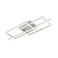 Led Mennyezeti Lámpa Bioli - ezüst/króm, Modern, műanyag/fém (63/24,5/7,7cm) - Mömax