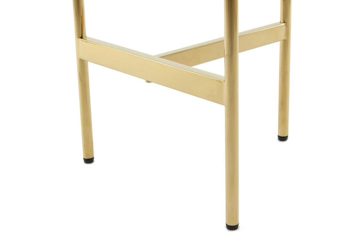 Beistelltisch Pema 100 Gold - Goldfarben, Design, Metall (40/54/40cm) - Kayoom