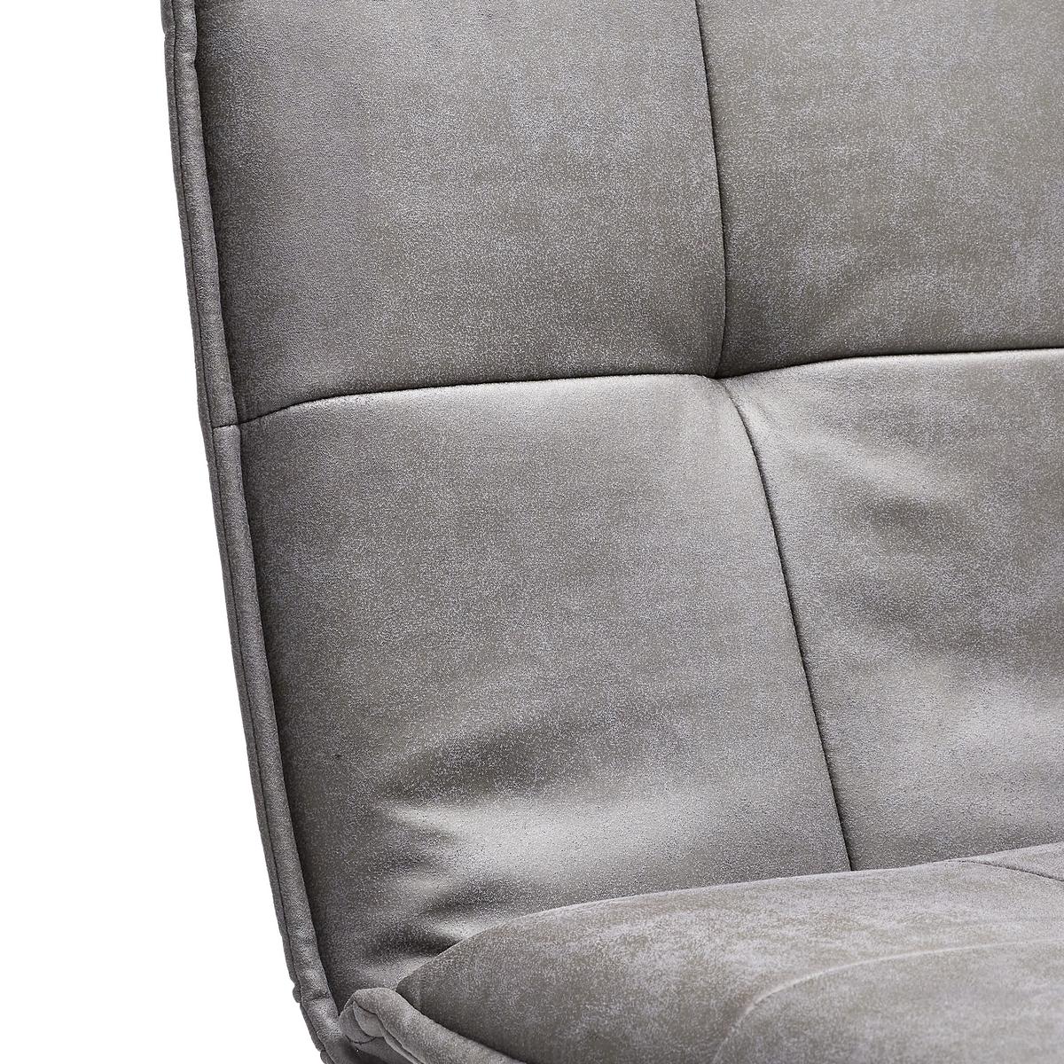 KRZESŁO LOLLY - czarny/szary, Modern, metal/tkanina (49/89/62cm) - MID.YOU