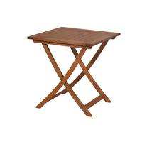 Gartenklapptisch Holz - Akaziefarben, KONVENTIONELL, Holz (70/70/74cm) - Gardenson