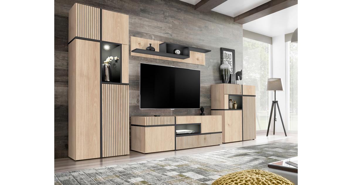 Ansamblu mobilier camera de zi CROSS comandă online ➤ moemax