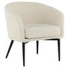 SESSEL FLUFFY - Schwarz, Design, Kunststoff/Textil (66/70,5/64cm) - Livetastic