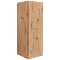 Schrank Aileen in Eiche Artisan - Silberfarben/Eiche Artisan, KONVENTIONELL, Holzwerkstoff/Metall (50/162/67,5cm) - Mömax