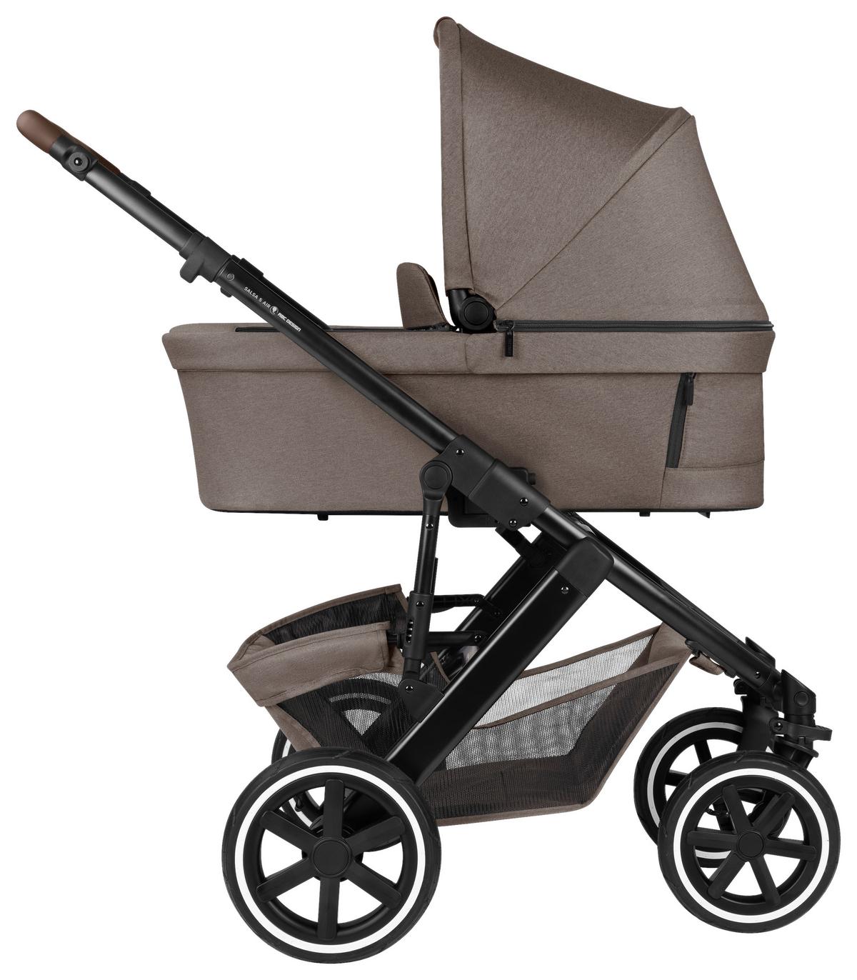 WÓZEK DZIECIĘCY - ZESTAW SALSA 5 AIR MAXI COSI - czarny/biały, Basics, metal/tkanina (95,5/63/118cm) - ABC Design