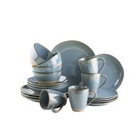 SET DE VAISSELLE KOMBISERVICE, 934083 - Blaugrau, Basics, Keramik - Mäser